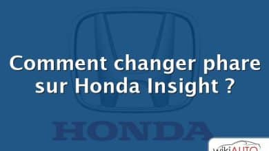 Comment changer phare sur Honda Insight ?