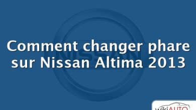 Comment changer phare sur Nissan Altima 2013