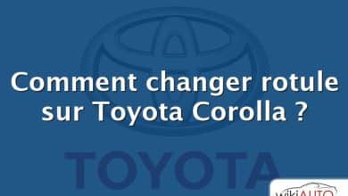 Comment changer rotule sur Toyota Corolla ?