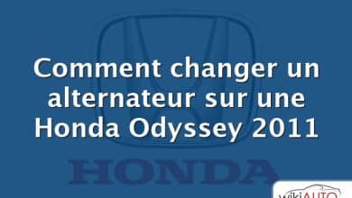Comment changer un alternateur sur une Honda Odyssey 2011