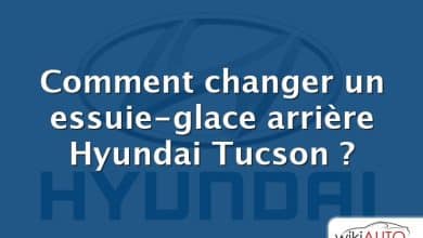 Comment changer un essuie-glace arrière Hyundai Tucson ?