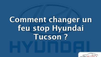 Comment changer un feu stop Hyundai Tucson ?