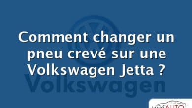 Comment changer un pneu crevé sur une Volkswagen Jetta ?