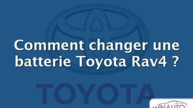 Comment changer une batterie Toyota Rav4 ?
