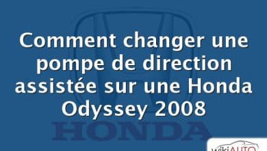 Comment changer une pompe de direction assistée sur une Honda Odyssey 2008