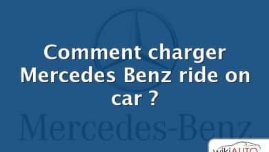 Comment charger Mercedes Benz ride on car ?