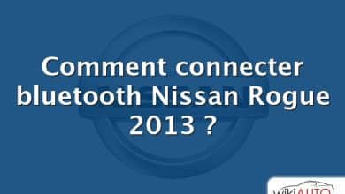 Comment connecter bluetooth Nissan Rogue 2013 ?