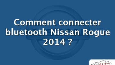 Comment connecter bluetooth Nissan Rogue 2014 ?