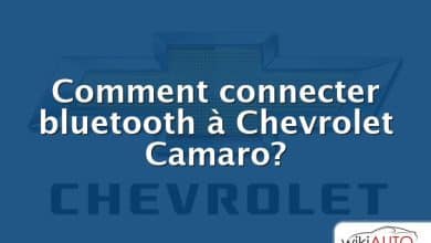 Comment connecter bluetooth à Chevrolet Camaro?