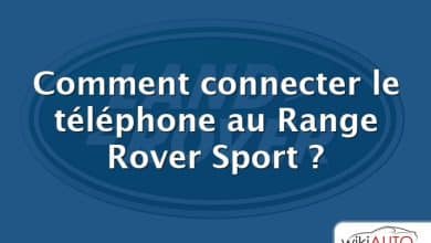 Comment connecter le téléphone au Range Rover Sport ?