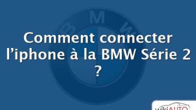 Comment connecter l’iphone à la BMW Série 2 ?