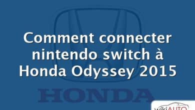 Comment connecter nintendo switch à Honda Odyssey 2015