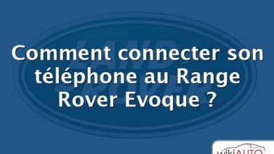 Comment connecter son téléphone au Range Rover Evoque ?