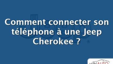 Comment connecter son téléphone à une Jeep Cherokee ?