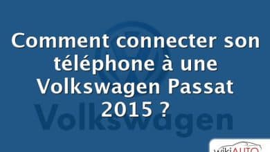 Comment connecter son téléphone à une Volkswagen Passat 2015 ?