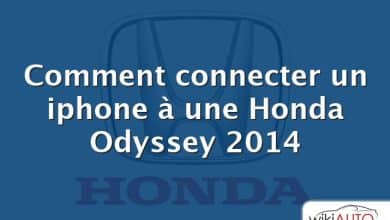 Comment connecter un iphone à une Honda Odyssey 2014