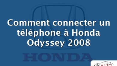 Comment connecter un téléphone à Honda Odyssey 2008