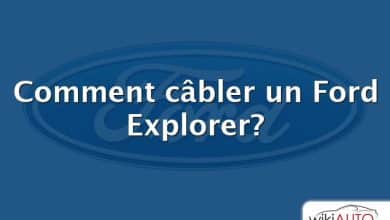 Comment câbler un Ford Explorer?