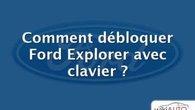 Comment débloquer Ford Explorer avec clavier ?