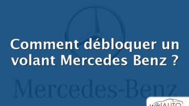 Comment débloquer un volant Mercedes Benz ?