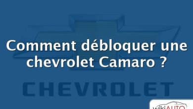 Comment débloquer une chevrolet Camaro ?