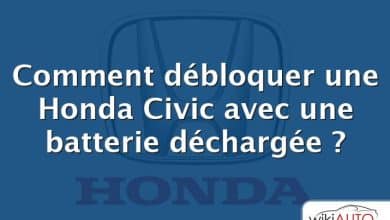 Comment débloquer une Honda Civic avec une batterie déchargée ?