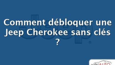 Comment débloquer une Jeep Cherokee sans clés ?