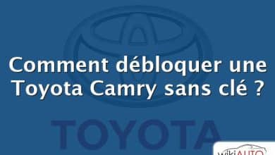 Comment débloquer une Toyota Camry sans clé ?