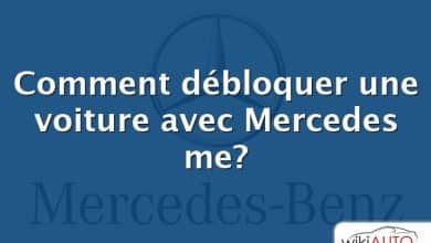 Comment débloquer une voiture avec Mercedes me?