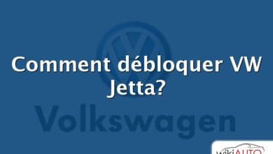 Comment débloquer VW Jetta?