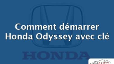 Comment démarrer Honda Odyssey avec clé