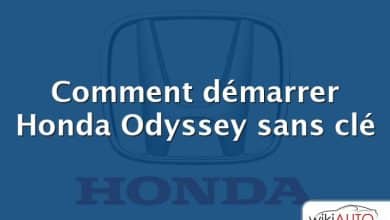 Comment démarrer Honda Odyssey sans clé