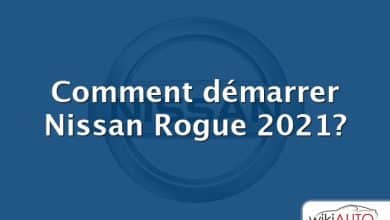 Comment démarrer Nissan Rogue 2021?