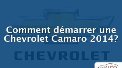 Comment démarrer une Chevrolet Camaro 2014?