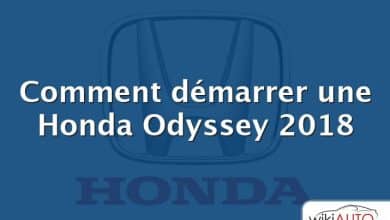 Comment démarrer une Honda Odyssey 2018