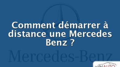 Comment démarrer à distance une Mercedes Benz ?