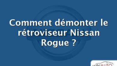 Comment démonter le rétroviseur Nissan Rogue ?