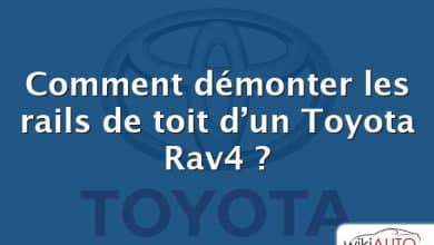 Comment démonter les rails de toit d’un Toyota Rav4 ?