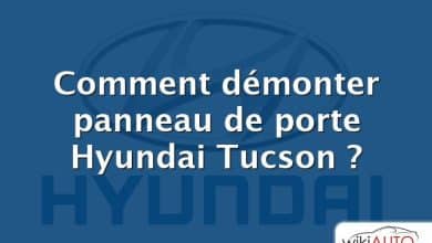 Comment démonter panneau de porte Hyundai Tucson ?