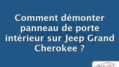 Comment démonter panneau de porte intérieur sur Jeep Grand Cherokee ?