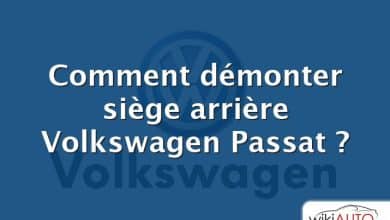 Comment démonter siège arrière Volkswagen Passat ?