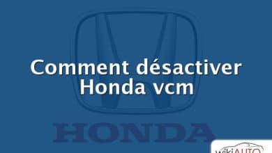 Comment désactiver Honda vcm
