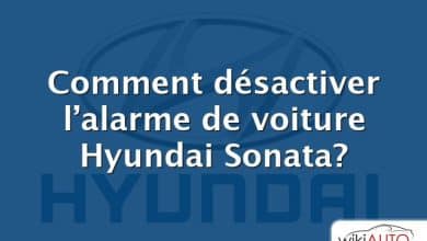 Comment désactiver l’alarme de voiture Hyundai Sonata?