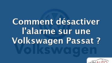 Comment désactiver l’alarme sur une Volkswagen Passat ?