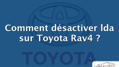 Comment désactiver lda sur Toyota Rav4 ?