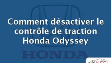 Comment désactiver le contrôle de traction Honda Odyssey