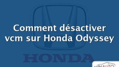Comment désactiver vcm sur Honda Odyssey
