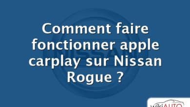 Comment faire fonctionner apple carplay sur Nissan Rogue ?