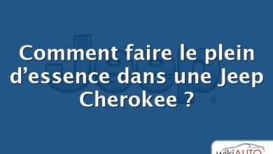 Comment faire le plein d’essence dans une Jeep Cherokee ?