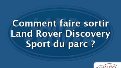 Comment faire sortir Land Rover Discovery Sport du parc ?
